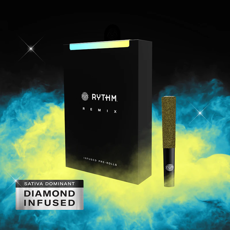 Blue Dream infused pre-roll 5-pack from Rythm at HZY Goods dispensary in East Orange, NJ